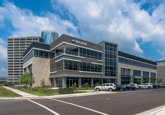 Holladay Construction Group, LLC built Walker Place, a three-story office building located in the heart of Keystone at the Crossing in Indianapolis.